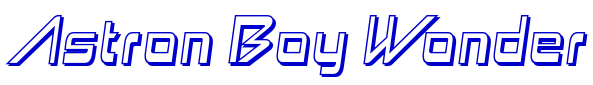 Astron Boy Wonder 字体